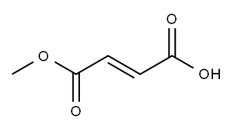 富马酸单甲酯 结构式