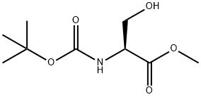 Boc-L-serine methyl ester Structure