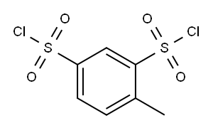 4-methylbenzene-1,3-disulfonyl chloride Structure
