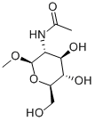 METHYL-2-ACETAMIDO-2-DEOXY-SS-D-GLUCOPYRANOSIDE Structure