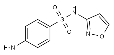 SODIUM 4-AMINO-N-3-ISOXAZOLYL SULPHANILAMIDATE Structure