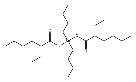 DI-N-BUTYLTIN BIS(2-ETHYLHEXANOATE) Structure