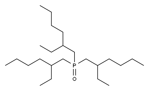 3-[bis(2-ethylhexyl)phosphorylmethyl]heptane Structure