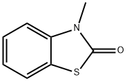3-METHYL-2(3H)-BENZOTHIAZOLONE Structure
