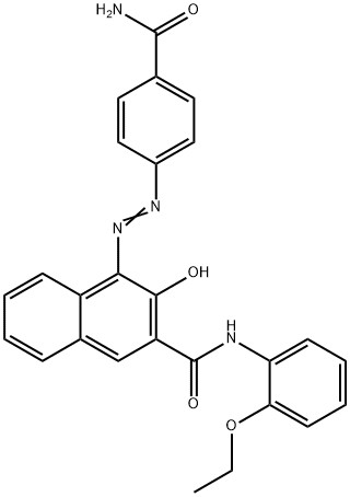 4-[[4-(アミノカルボニル)フェニル]アゾ]-N-(2-エトキシフェニル)-3-ヒドロキシ-2-ナフタレンカルボアミド