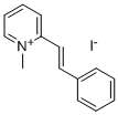 1-Methyl-2-(2-phenylethenyl)pyridiniumiodide Structure