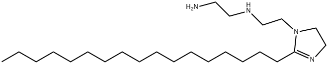 N-[2-(2-heptadecyl-4,5-dihydro-1H-imidazol-1-yl)ethyl]ethylenediamine Structure