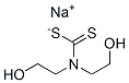 sodium bis(2-hydroxyethyl)dithiocarbamate Structure