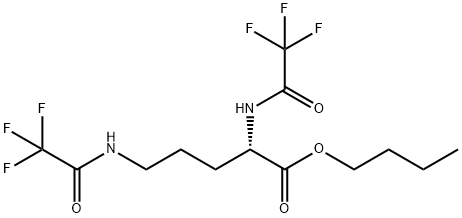N2,N5-Bis(trifluoroacetyl)-L-ornithine butyl ester Structure
