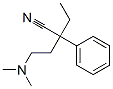 4-dimethylamino-2-ethyl-2-phenyl-butanenitrile Structure
