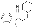 BUTYRONITRILE, 2-PHENYL-2-(2-PIPERIDINOETHYL)-|