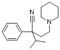 2-Phenyl-2-(2-piperidinoethyl)-3-methylbutyronitrile|