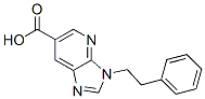 3-(2-Phenylethyl)-3H-imidazo[4,5-b]pyridine-6-carboxylic acid Structure