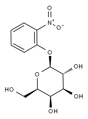 2-硝基苯基-BETA-D-葡萄糖苷, 2816-24-2, 结构式