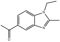 1-(1-ethyl-2-Methyl-1H-benzo[d]iMidazol-5-yl)ethanone Structure