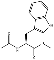 乙酰基L-色氨酸甲酯, 2824-57-9, 结构式