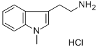 (3-(2-AMINOETHYL)-1-METHYLINDOLE) 2HCL
 Structure