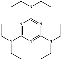 2,4,6-tris(diethylamino)-1,3,5-triazine Structure