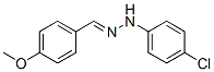 4-chloro-N-[(4-methoxyphenyl)methylideneamino]aniline Structure