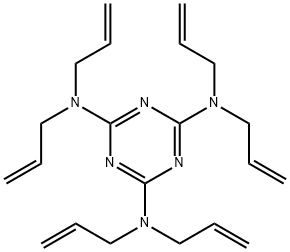 N,N,N',N',N'',N''-hexaallyl-1,3,5-triazine-2,4,6-triamine Structure