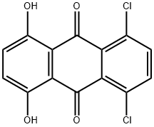 5,8-DICHLORO-1,4-DIHYDROXYANTHRAQUINONE Structure