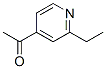 Ethanone, 1-(2-ethyl-4-pyridinyl)- (9CI) Structure