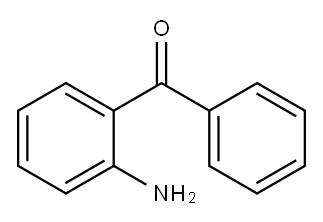 2-氨基二苯甲酮 结构式