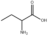 DL-2-アミノ酪酸 化学構造式