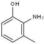 2-氨基-3-甲基苯酚, 2835-97-4, 结构式