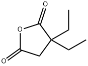 Dihydro-3,3-diethyl-2,5-furandione Structure