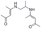 (E)-4-[2-[[(E)-4-oxopent-2-en-2-yl]amino]propylamino]pent-3-en-2-one Structure