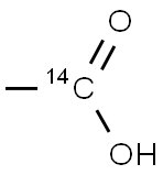 ACETIC ACID, [1-14C] Structure