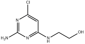 2-[(2-amino-6-chloro-4-pyrimidinyl)amino]ethanol(SALTDATA: FREE) Structure