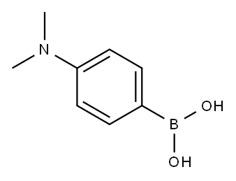 4-(N,N-ジメチルアミノ)フェニルボロン酸 化学構造式
