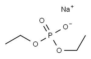 sodium diethyl phosphate Structure