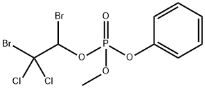 Phosphoric acid (1,2-dibromo-2,2-dichloroethyl)(methyl)phenyl ester Structure