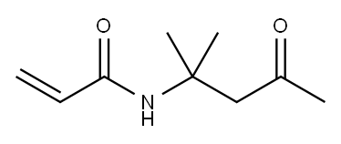 Diacetone acrylamide Structure