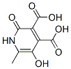 3,4-Pyridinedicarboxylic  acid,  1,2-dihydro-5-hydroxy-6-methyl-2-oxo- Structure
