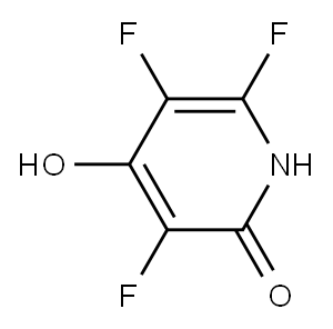 2(1H)-Pyridinone,  3,5,6-trifluoro-4-hydroxy- 结构式