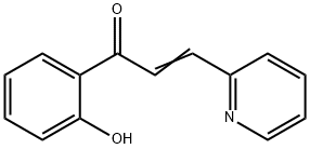 (E)-1-(2-hydroxyphenyl)-3-pyridin-2-yl-prop-2-en-1-one Structure