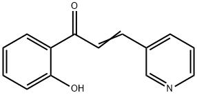 (E)-1-(2-hydroxyphenyl)-3-pyridin-3-yl-prop-2-en-1-one Structure