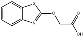 2-Benzothiazole-2-oxyacetic acid Structure