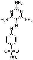 p-[(2,4,6-Triaminopyrimidin-5-yl)azo]benzenesulfonamide Structure