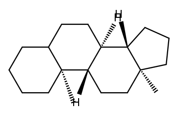 (8S-(8alpha,9beta,10alpha,13alpha,14beta))-Hexadecahydro-10,13-dimethy l-1H-cyclopenta(a)phenanthrene Structure