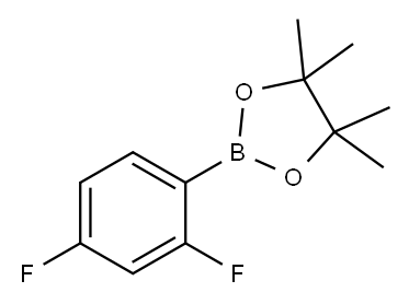 2-(4,4,5,5-TETRAMETHYL-1,3,2-DIOXABOROLAN-2-YL)-1,5-DIFLUOROBENZENE Structure