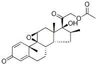 21-O-Acetyl DexaMethasone 9,11-Epoxide Structure
