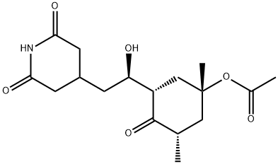 Acetoxycycloheximide Structure