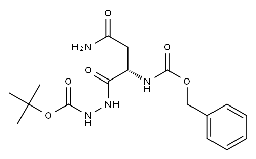 2-[(S)-4-Amino-1,4-dioxo-2-[[(benzyloxy)carbonyl]amino]butyl]hydrazine-1-carboxylic acid tert-butyl ester|