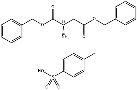 L-Aspartic acid dibenzyl ester 4-toluenesulfonate Structure
