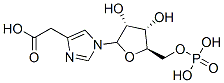 2-[1-[(3R,4S,5R)-3,4-dihydroxy-5-(phosphonooxymethyl)oxolan-2-yl]imidazol-4-yl]acetic acid Structure